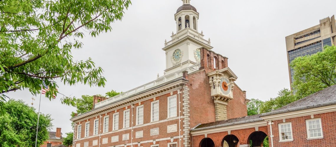 Independence Hall in Philadelphia, Pennsylvania, USA